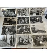 Vtg Black White Picture Studio Photo Press Card Movie Still 50s Wartime ... - $26.88 CAD