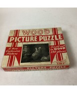Vintage Wood Picture Puzzle - Home Life In Holland - $218.24 MXN