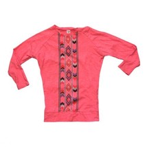 Oshkosh Bgosh Pink Aztec Print Long Sleeve Kids Shirt Size 8 - $9.74
