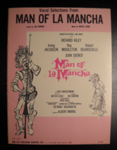 Man Of La Mancha Songbook 1965 Sam Fox Copyright Joe Darion Mitch Leigh  - $6.99