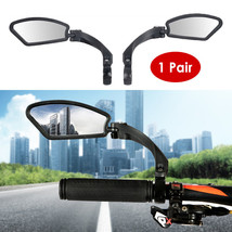 2Pcs 360Rotate Bike Bicycle Cycling Rear View Mirror Handlebar Safety Rearview - £25.81 GBP