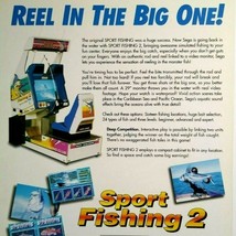 Sport Fishing 2 Arcade Flyer Original 1995 Video Game Sharks Vintage Retro Art - £9.77 GBP
