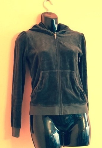 Juicy Couture Forest Green Hoodie SZ Girl's Youth 14 Item image 3