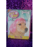Rubies Pet Shop Boutique M/L Hot Pink Short Bob Dog Wig - Halloween