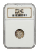 1903-S 10C NGC AU50 - £850.10 GBP