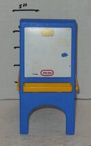 Vintage Little Tikes Dollhouse Art Easel Chalkboard Blue Yellow Replacement - $29.65