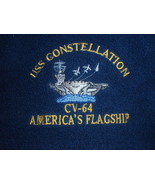 USN US Navy USS Constellation CV-64 fleece pullover shirt size Large - $30.00