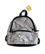 Bioworld Peanuts Snoopy MINI Backpack Gray Multi-Color 11&quot; x 9&quot; - £27.83 GBP