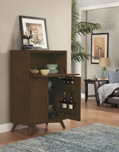 Melbourne Large Bar Cabinet w/Drop Down Tray, Walnut - $1,141.00