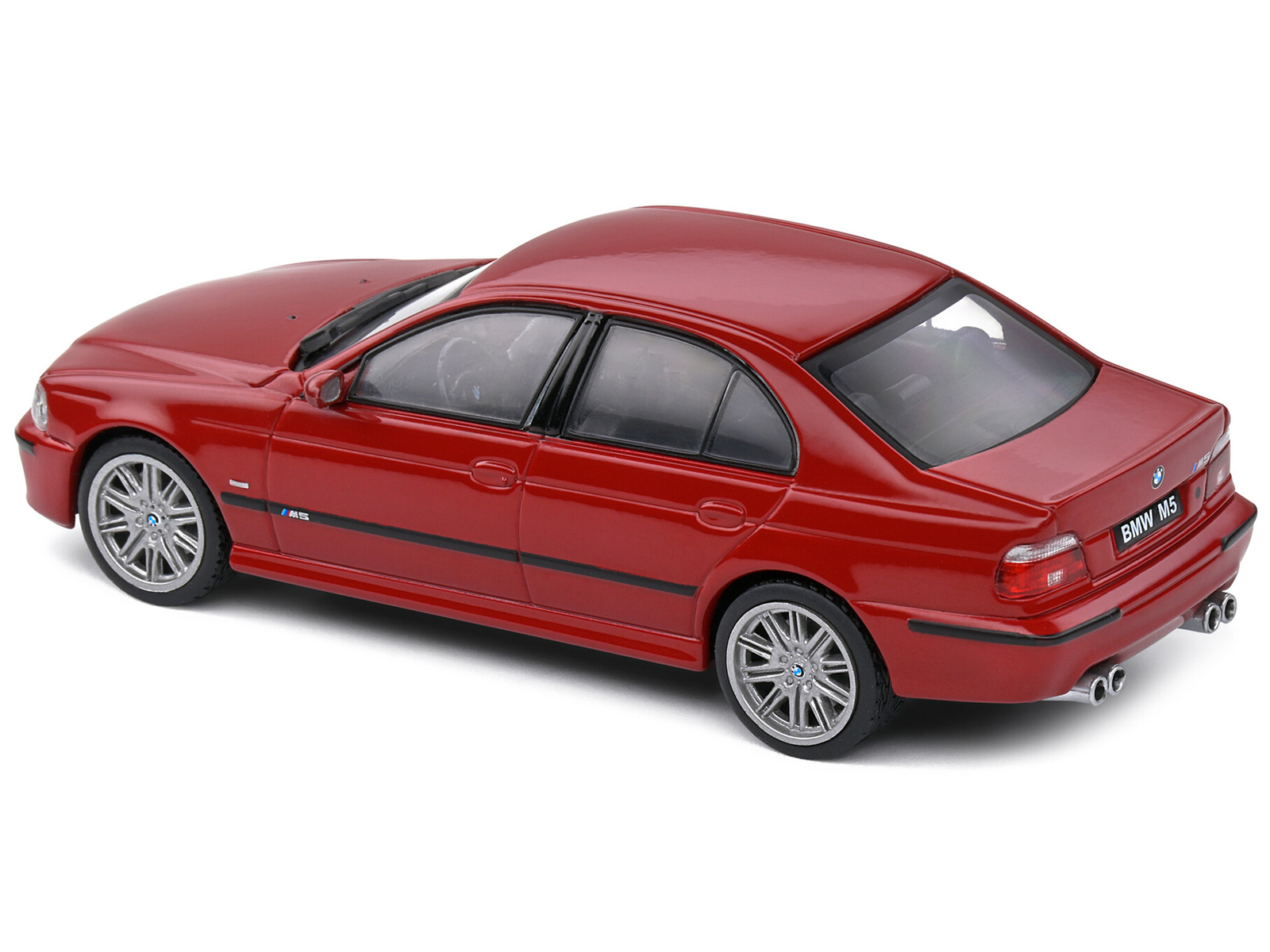 2003 BMW E39 M5 Imola Red 1/43 Diecast Model Car by Solido - £33.80 GBP