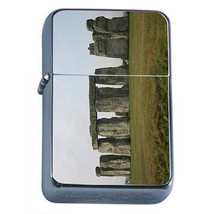 Famous Landmarks D7 Windproof Dual Flame Torch Lighter Stonehenge UK - $16.78
