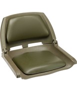 Folding Boat Seat Green Padded UV Vinyl Boating Seats For Bass &amp; Fishing... - €55,38 EUR