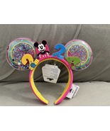 Disney Parks 2024 Colorful Mickey Mouse Ears Headband NEW - £35.22 GBP