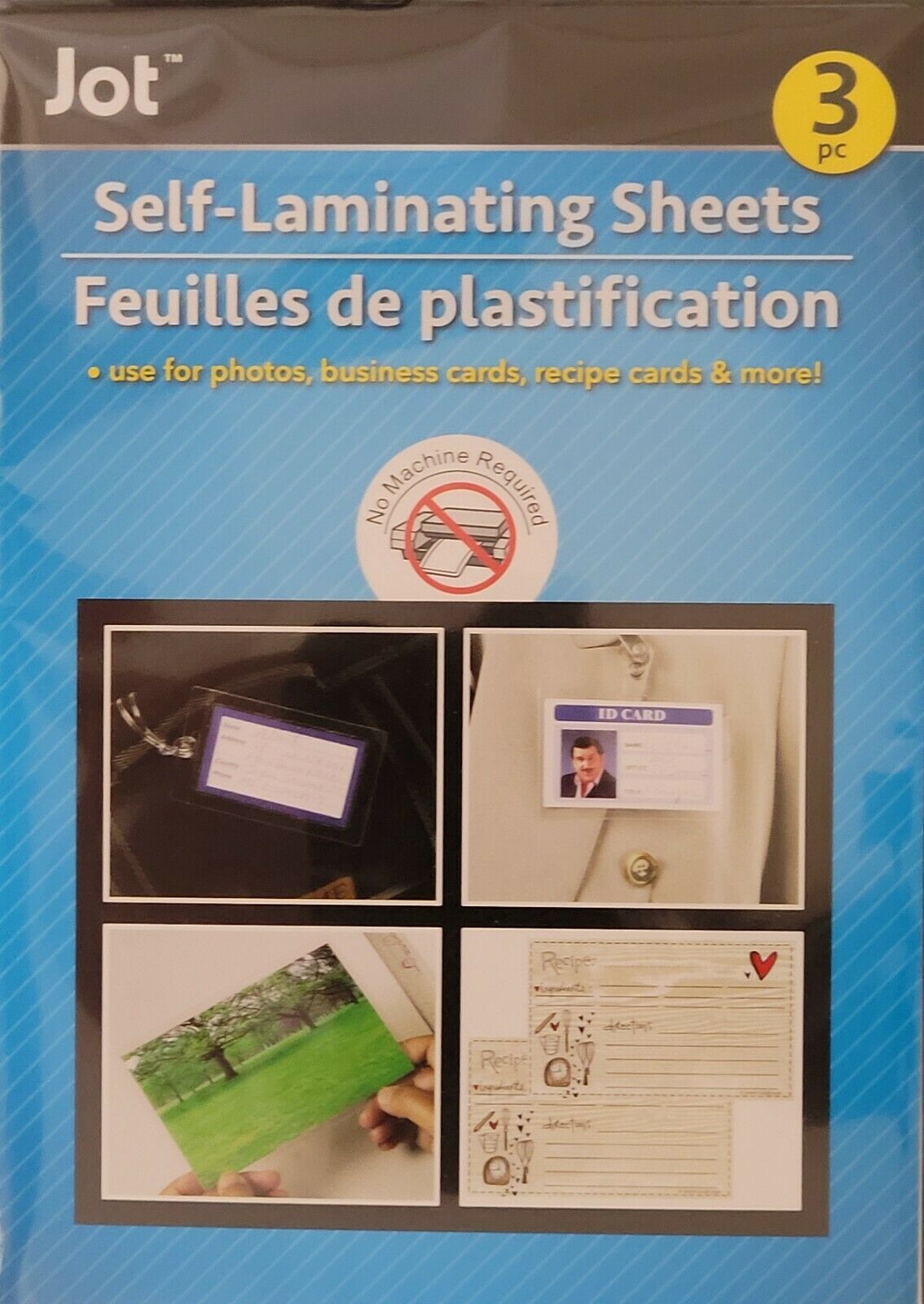 Self-Sealing Laminating Sheets Laminate 4.5 x 6.5 Inches 3 Sheets/Pk S21 - $2.96