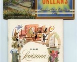 2 Booklets Historic Old New Orleans &amp; See All of Louisiana All Year Round  - £14.70 GBP