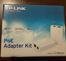 TP-Link Po E Adapter Kit Model TL-POE200 - £18.32 GBP