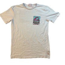 Quiksilver X Stranger Things Mens Outsiders White T-Shirt, Size Small - £12.78 GBP