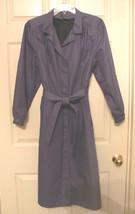 VTG London Fog Trench Coat Purple Raincoat Womens Size 8 Petite No Lining - $22.28
