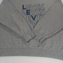 Levi's Relaxed Fit Crewneck Men’s 2XL Gray Cotton Blend Long Sleeve Sweatshirt image 13