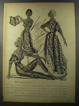 1953 Lord &amp; Taylor Vanity Fair Ad - Pajamas, half-slip, bra, brief, Robe - £14.53 GBP