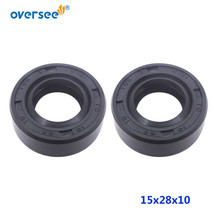 2Pcs 15x28x10mm 369-60111 Oil Seal For 2/4T 4-9.8HP Tohatsu Outboard 369... - $13.99