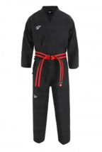 PROSPECS Open Taekwondo Uniform Black Sports Training Dobok Jacket Pants... - $48.72+