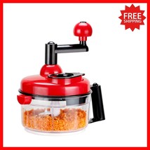 Stainless Steel Onion Chopper - Hand Crank Processor for Effortless Food... - $724.67 MXN
