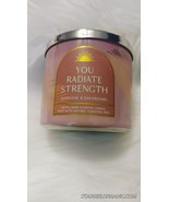 Bath and Body Works YOU RADIATE STRENGTH Sunshine &amp; Daydreams 3-Wick Can... - £18.38 GBP