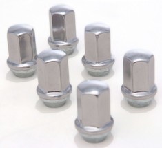 Set 6 GMC Yukon Factory Polished 14x1.5 New GM Lug Nuts OEM 9596070 - $22.72
