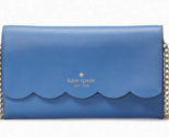Kate Spade Gemma Blueberry Leather Chain Crossbody WLR00552 Blue NWT $24... - $93.05