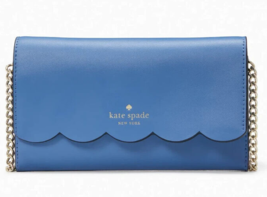 Kate Spade Gemma Blueberry Leather Chain Crossbody WLR00552 Blue NWT $249 FS - £74.16 GBP
