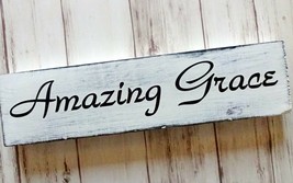 Amazing Grace - Mini Wood Sign Shelf Sitter - £5.36 GBP