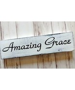 Amazing Grace - Mini Wood Sign Shelf Sitter - £5.34 GBP