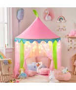 Princess Tent With Star Lights &amp; Carry Case, Pop Up Play Tent, Princess ... - £43.57 GBP