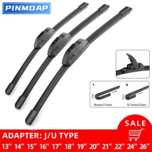 Wiper Blade Universal General J U Hook 14&quot;16&quot;17&quot;18&quot;19&quot;20&quot;21&quot;22&quot;24&quot;26&quot;  LHD RHD W - £36.68 GBP