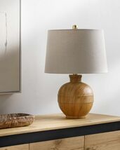 Karlshorst Transitional Bohemian Table Lamp Linen Shade - €123,05 EUR