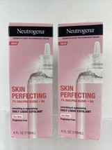 (2) Neutrogena Face Perfecting Exfoliating Serum Dry Hyaluronic Acid Smooth ￼￼4o - $12.17