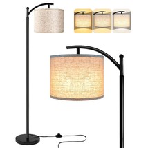 Floor Lamp For Living Room With 3 Color Temperatures, Standing Lamp Tall Industr - £58.51 GBP