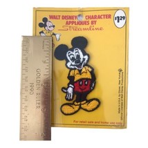 Streamline Disney Disneyland Mickey Mouse Character Patch Applique Vintage 1970s - £14.74 GBP