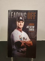Florida Marlins March/April 2018 Leading Off featuring Don Mattingly Program - £7.39 GBP