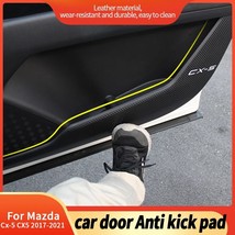 For Cx-5 CX5 KF 2017-2021 4pcs Leather Car Door Anti Kick Pad Protection Side Ee - £83.87 GBP