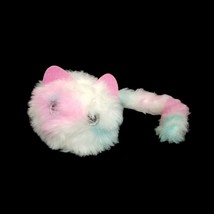 Pomsies Snowball Plush Interactive Toys White Blue Pink Cat Kitten Purrs Talks - £10.34 GBP