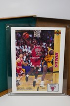 Authenticity Guarantee 
1992 Upper Deck Michael Jordan Limited Edition Large ... - £338.12 GBP