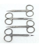 Sally Hansen LA CROSS Extra Fine Point Curved Blade Nail Scissors - Lot ... - $17.95