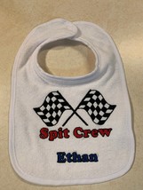 Personalized embroidered baby bib - £7.89 GBP