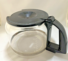 (Mr Coffee ) Coffee Pot  10 Cup Pre-Owned Glass Black Lid &amp; Handle - $14.85