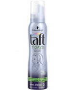 Taft Hair Mousse 7 Days Volume -Extra strong -Level 3 -150ml/ 5 oz FREE ... - $14.84