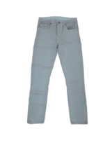 Helmut Lang Femmes Jeans Ankle Zip Solide Grise Taille 26W D10HW212 - £122.47 GBP