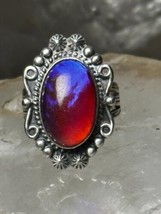 Dragons breath ring Native American Navajo size 4.75 sterling silver women girls - £69.43 GBP