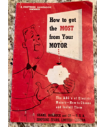 1954 Craftsman 9-1900 How to get the MOST from your MOTOR Instructions [... - $147.18 MXN